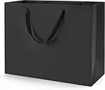 black paper shopping bags